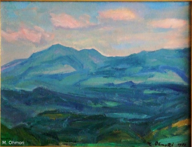 Amagi_2, oil on canvas, 45.5 x 33.3 cm (P8)