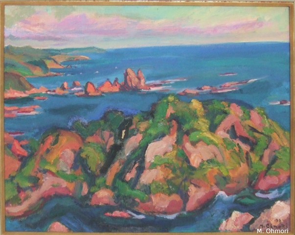 Irozaki, oil on canvas, 72.7 x 91.0 cm (F30)