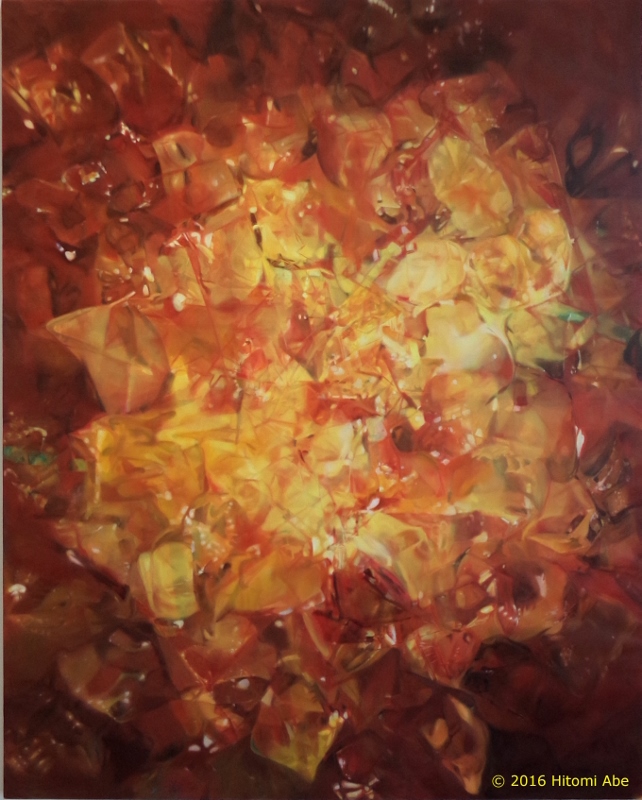 Beginning c 2016 Hitomi Abe, oil on canvas, はじまり, c 阿部仁美, 227.3 x 181.8 cm (F150), 武蔵野美術大学卒業制作展、五美術大学連合卒業制作展